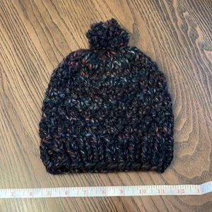 Hand knit hat